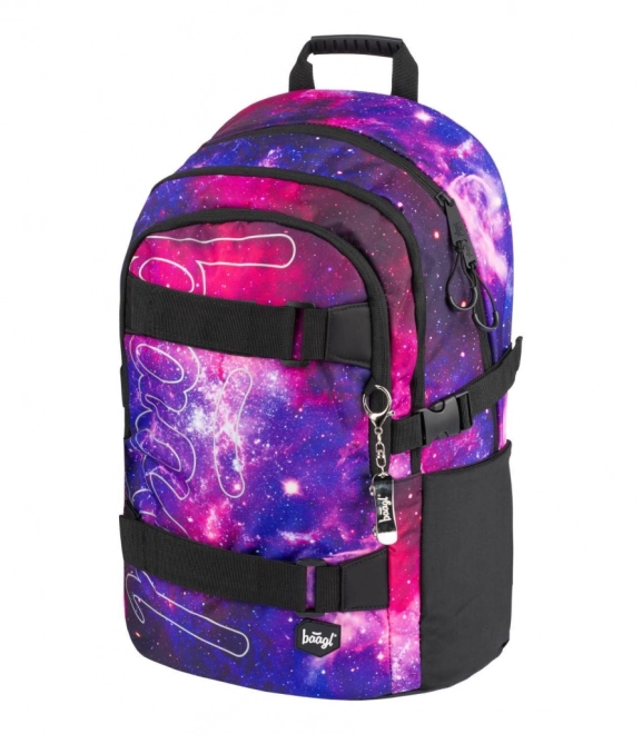 BAAGL 3 SET Skate Galaxy : sac à dos, trousse, sac