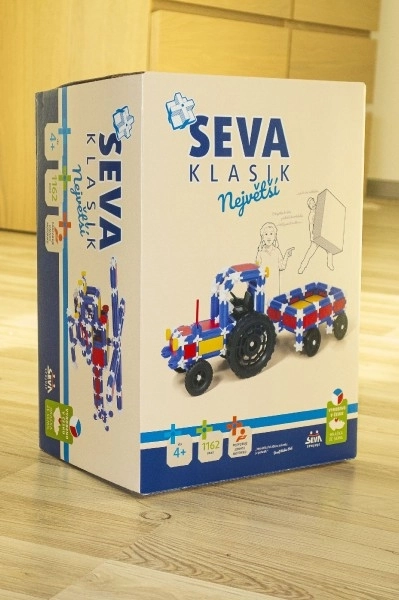 Kit de construction SEVA CLASSIQUE - Le plus grand, 1162 pièces
