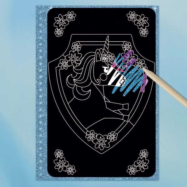 Livre à gratter Licorne