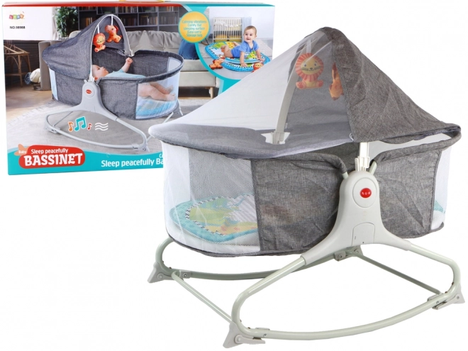 Balançoire multifonctionnelle pour enfants 2 en 1 gris
