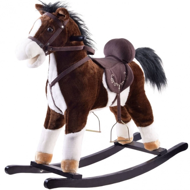 Grand cheval à bascule remue la queue ZA0052