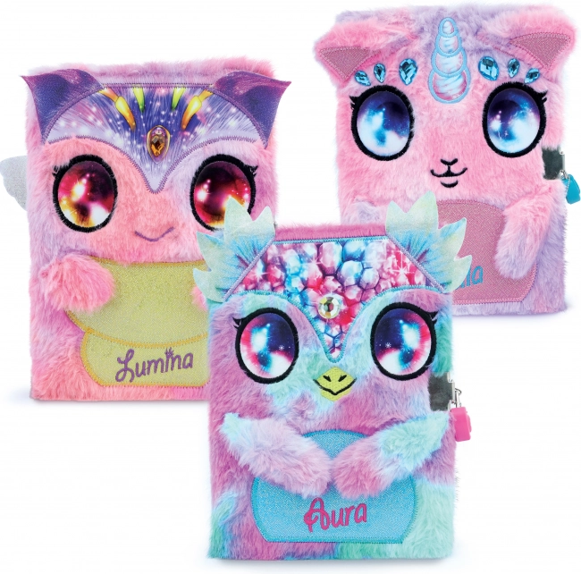Carnet duveteux NEBULOUS STARS Lumina A5 avec cadenas
