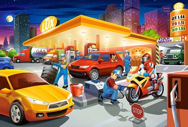 Puzzle 40 maxi Station-service