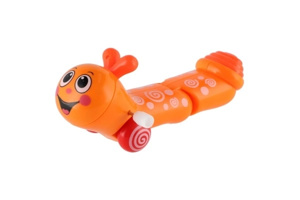 Ver à ventouse rampant en plastique 13cm 6 couleurs 12 pcs en boîte