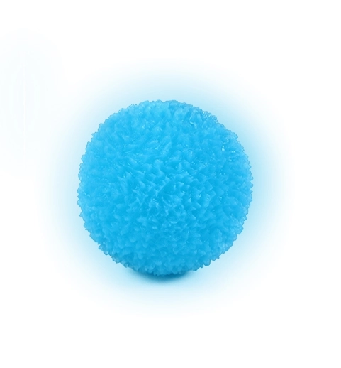 Balle rebondissante colorée avec lumière 6,5 cm
