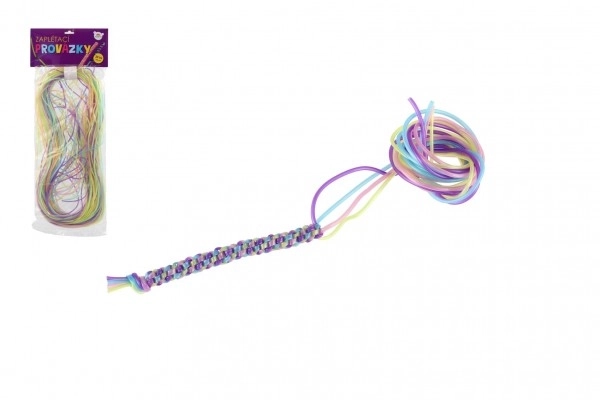Cordons colorés tressables - 100cm 35 pièces