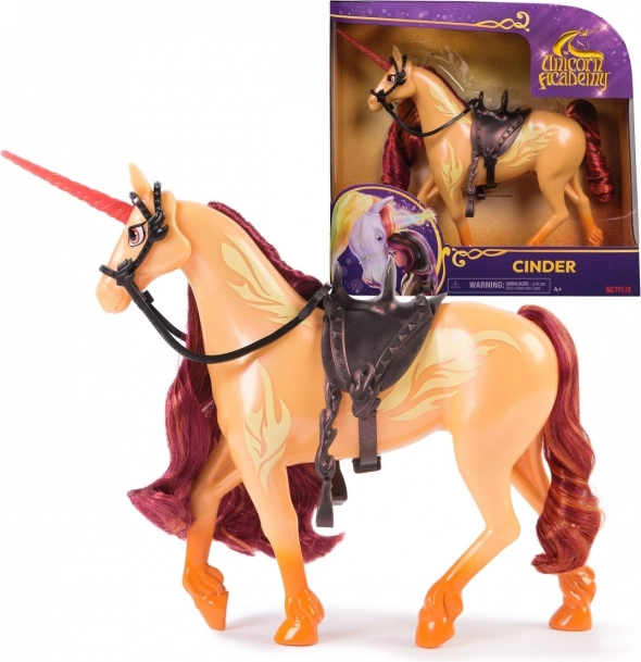 Figurine Licorne Académie des Licornes Mix Neigette, Flamme