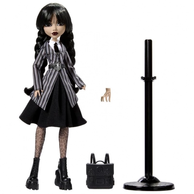 Poupée de mode insp. par Mercredi Addams