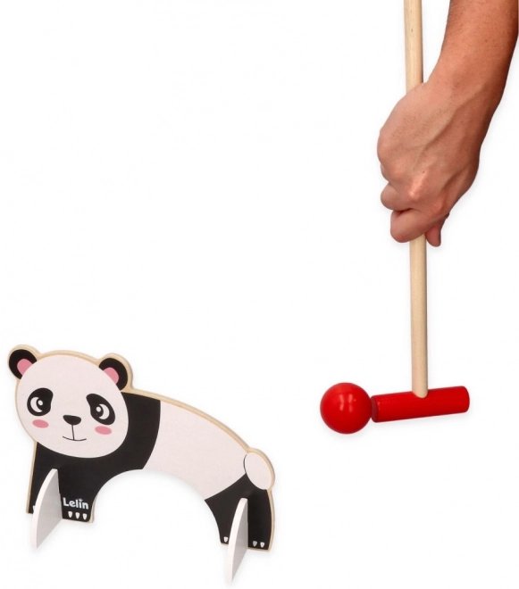 Croquet avec motif d'animaux