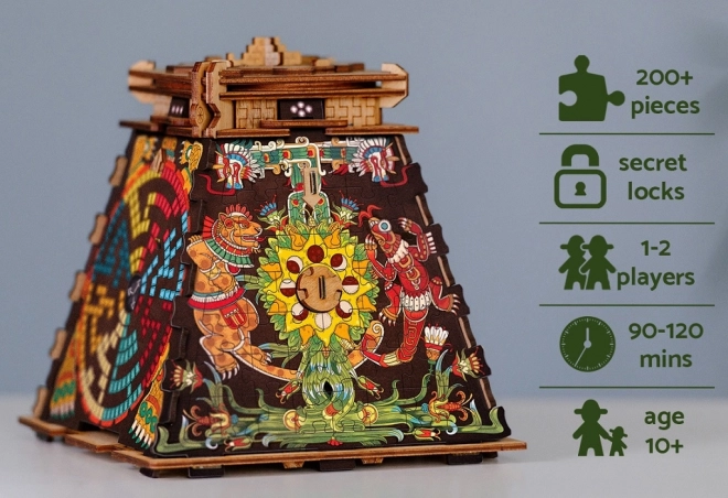 Casse-tête en bois Pyramide du Soleil