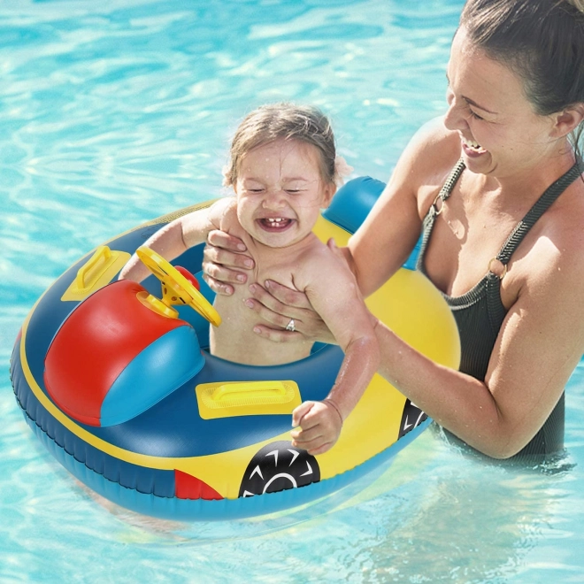 Bouée gonflable pour enfants avec volant et siège