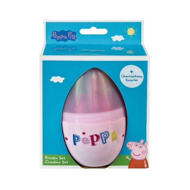 Œuf avec fournitures artistiques M Peppa Pig