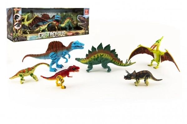 Ensemble de dinosaures mobiles 6 pcs