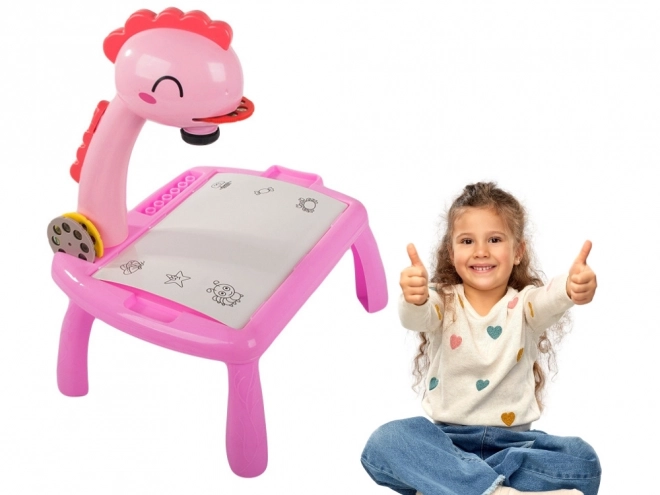 Table à dessin pour enfants avec projecteur