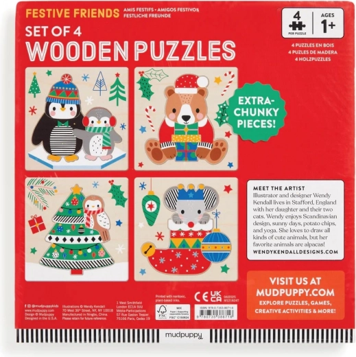 4 motifs de Noël dans un seul coffret