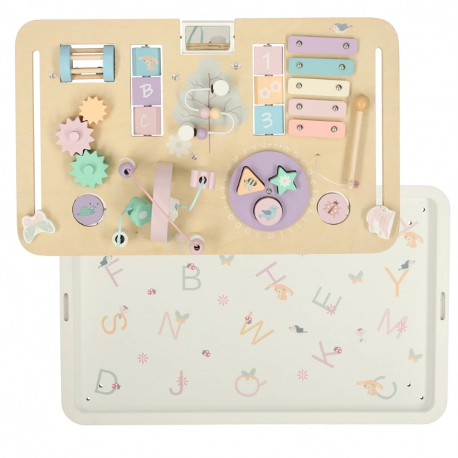 Table d'apprentissage interactif Montessori Lulilo rose
