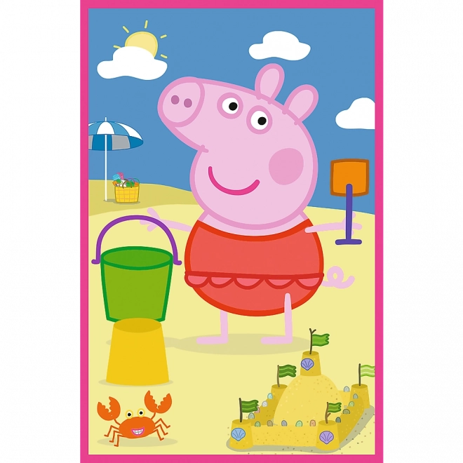 Puzzle 3x50 Peppa Pig - L'amitié