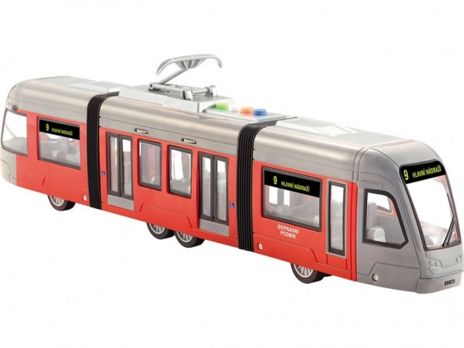 Tramway avec annonces réelles