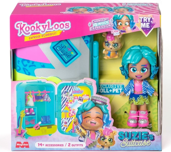 Poupée KookyLoos Suzie Q dans une valisette