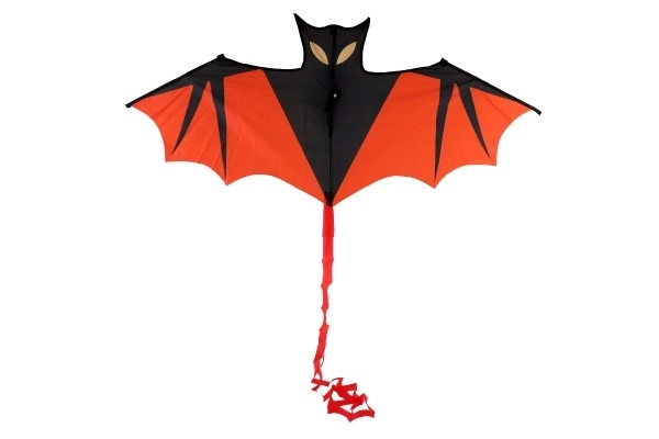 Cerf-volant chauve-souris volant nylon 120x55cm dans un sac en tissu