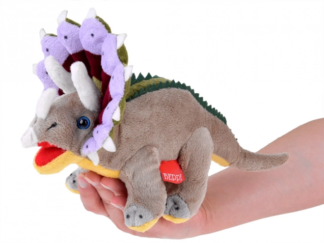 Tricératops Dino en peluche 30 cm