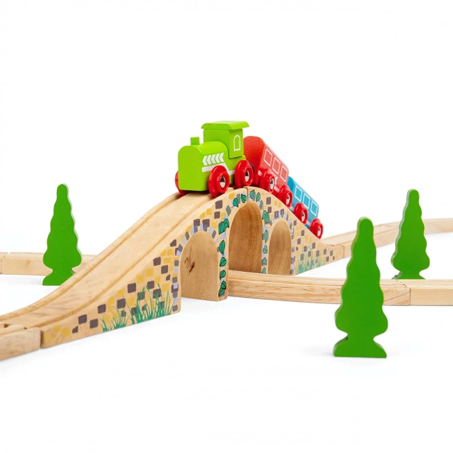 Bigjigs Rail Rail en bois - pont