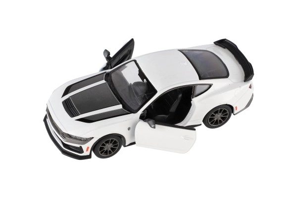 Voiture Kinsmart 2024 Ford Mustang Dark Horse 1:38 métal/plastique 12,5cm 4 couleurs à remontoir 12pcs en boîte