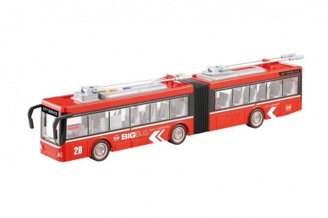 Trolleybus articulé à volant d'inertie 1:16