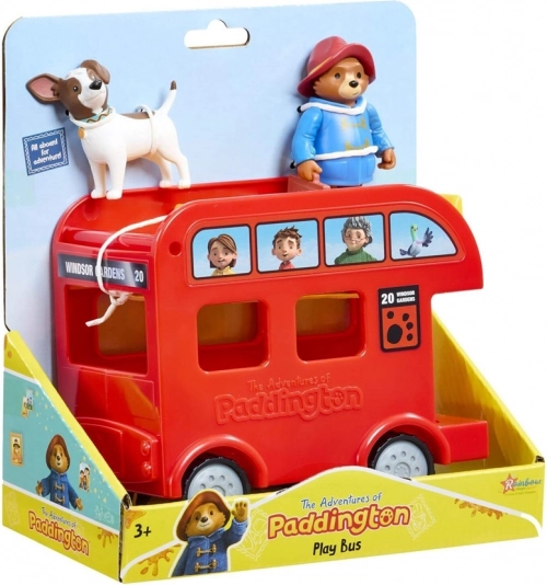 Ensemble de jeu Paddington avec bus rouge