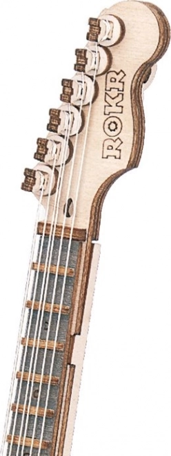 Puzzle 3D en bois RoboTime - Guitare Électrique