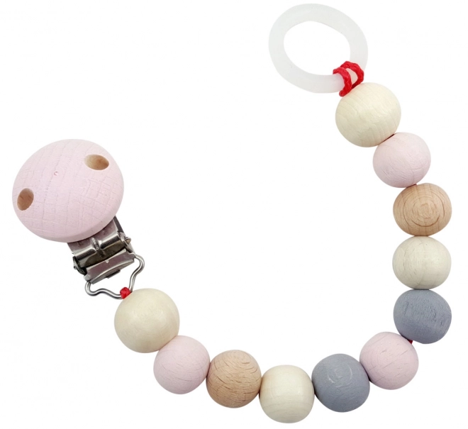 Clip tétine rose Hess