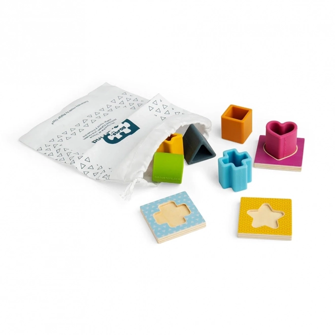 Bigjigs Toys Hmatej et Trouvez jeu Montessori