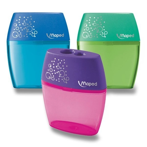 MAPED Taille-crayon double avec réservoir 1 pièce (assortiment)