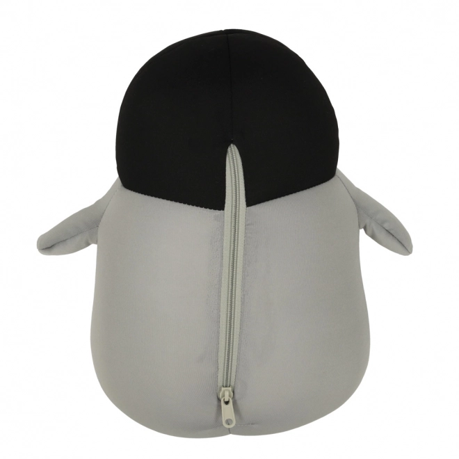 Oreiller de voyage 2 en 1 peluche pingouin
