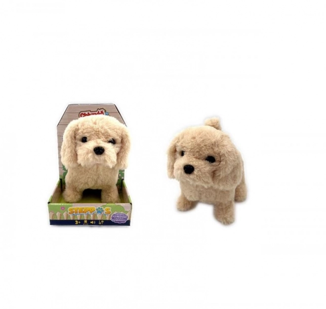 Chien à piles, beige