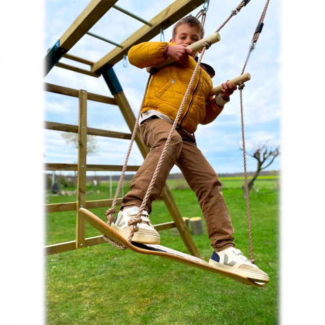 Petite Planche Balançoire en Bois Skateboard
