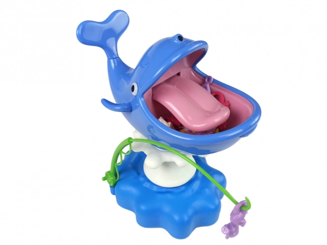 Jeu d'arcade de la baleine éclaboussant l'eau