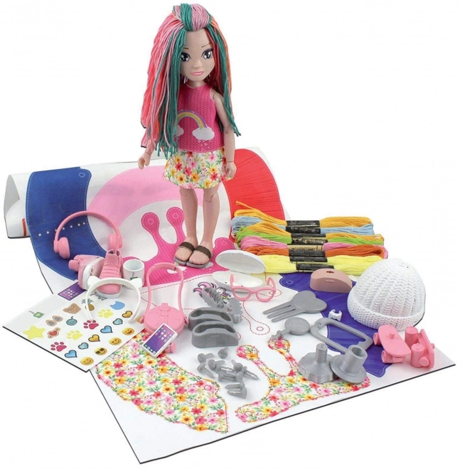 EDUCA Ensemble créatif My Model Doll Design : Style décontracté