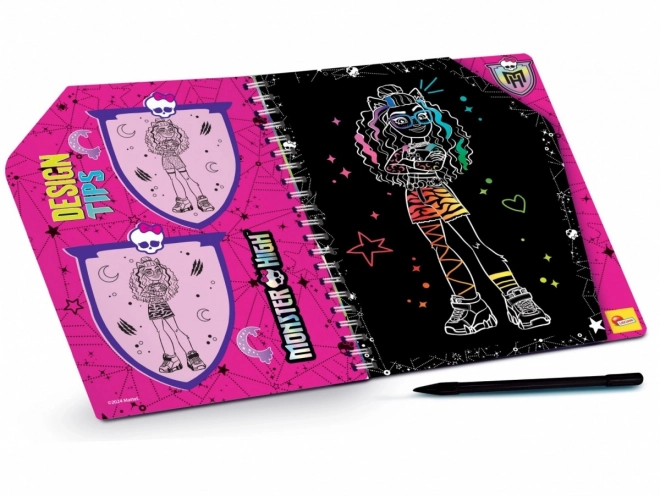 Cahier à gratter Monster High Forever Friends
