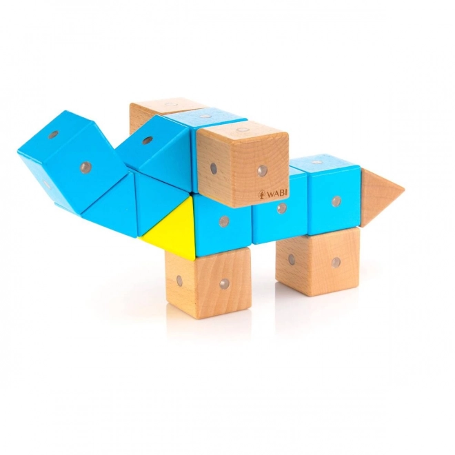 Blocs magnétiques en bois WABI 40 pièces
