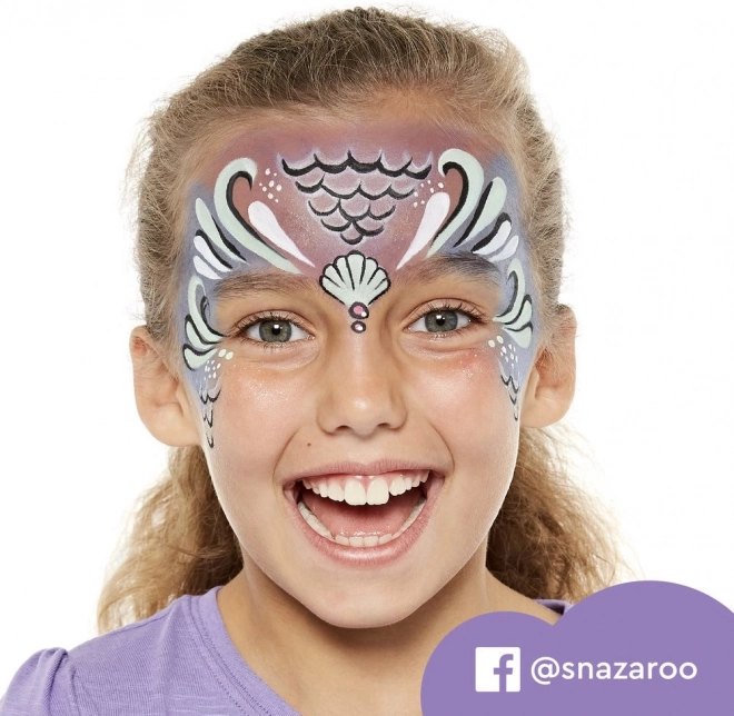 Set de couleurs Snazaroo pour le visage et le corps avec pochoirs Licornes et papillons