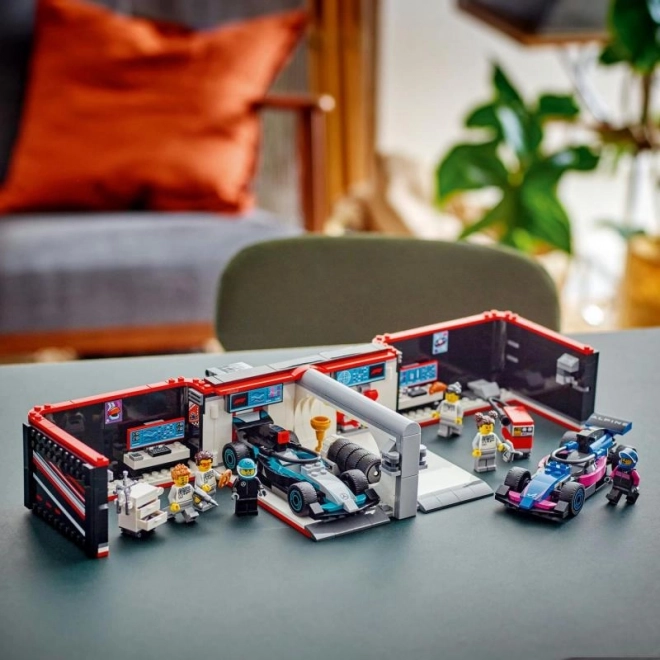 LEGO® City 60444 Garage F1® et voitures Mercedes-AMG et Alpine