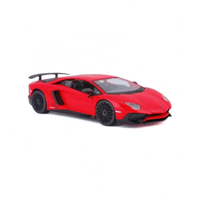 Modèle en métal Bburago Lamborghini Aventador rouge 1:24