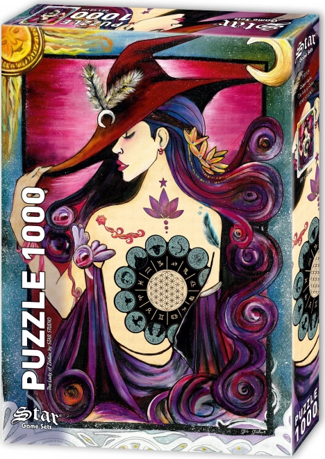 Puzzle Dame du Zodiaque 1000 pièces