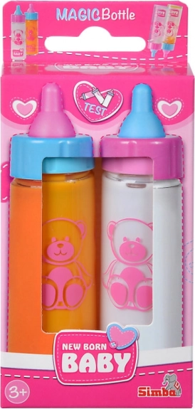 biberons magiques pour poupées New Born Baby – lot de 2 pièces