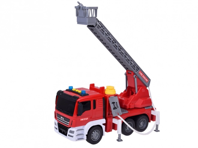 Camion de pompiers avec fonction d'eau et échelle mobile