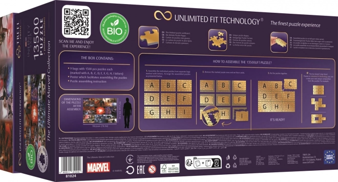 TREFL Puzzle UFT Marvel : Collection Ultime 13500 pièces