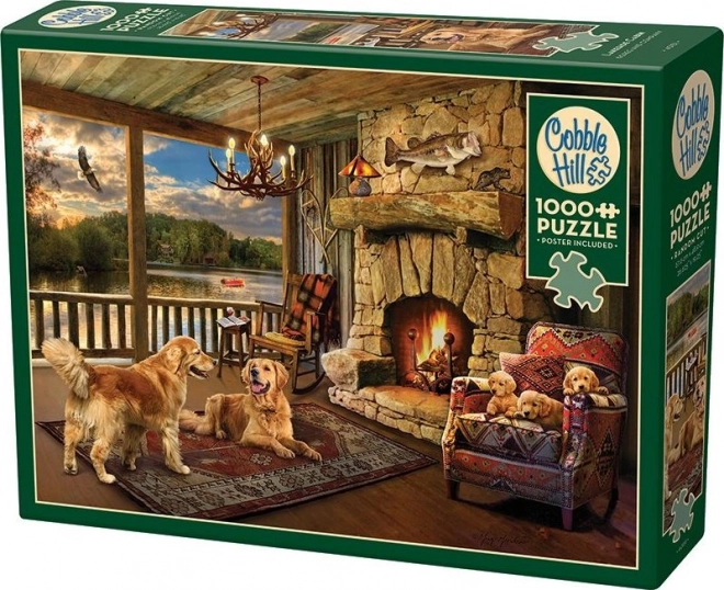 Puzzle Châlet au Lac 1000 pièces