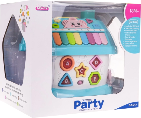 Maison éducative interactive pour enfants – Bleu