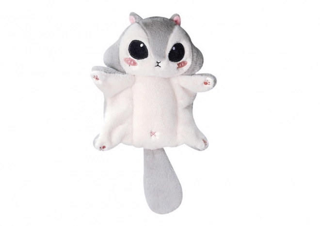Porte-clés en peluche Phalanger Volant gris 10 cm